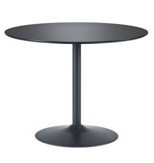 Nero 80cm Round Table - Black