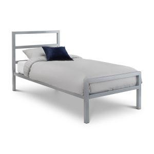 Soto Metal Bed 90cm - Silver