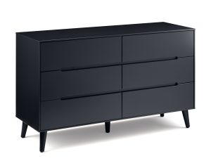 Alicia 6 Drawer Wide Chest - Anthracite