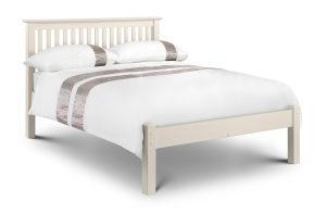 Barcelona White Low Footend 150cm King Bed