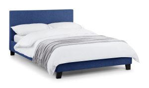 Rialto 150cm King Bed  Dark Blue