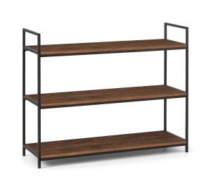 Tribeca Low Bookcase - Walnut