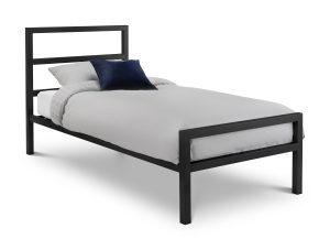 Soto Metal Bed 90cm - Satin Black