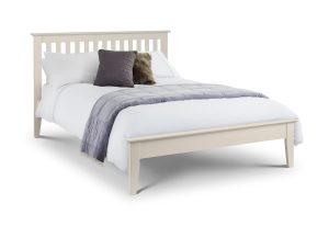 Salerno 135cm Double Bed - Ivory