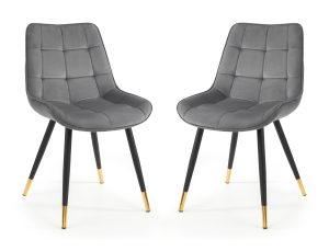 Set Of 2 Hadid Dining Chairs - Grey