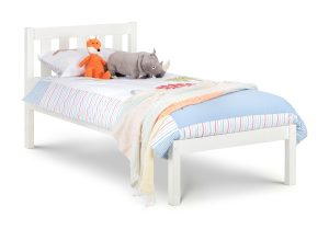 Luna 90cm Single Bed - Surf White