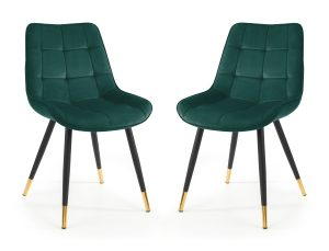 Set Of 2 Hadid Dining Chairs - Green