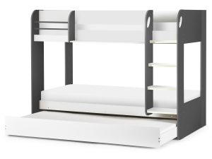 Mars Bunk & Underbed Charcoal & White