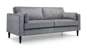 Hayward 3 Seater - Grey Chenille Fabric