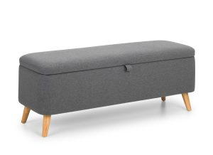 Astrid Blanket Box - Grey