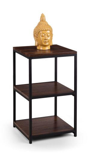 Tribeca Tall Narrow Side Table Walnut