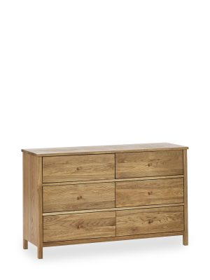 Coxmoor 6 Drawer Chest - Oak