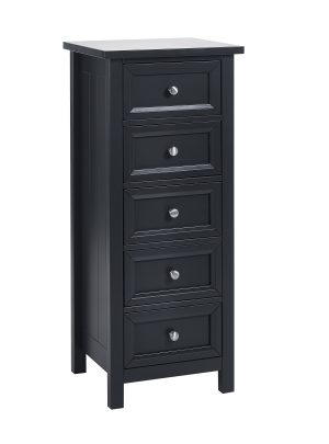 Maine 5 Drawer Tall Chest - Anthracite