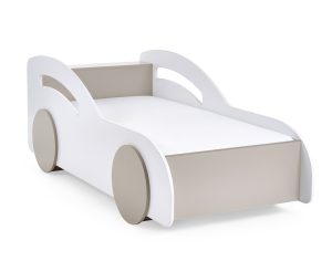 Atlantis Toddler Car Bed - White
