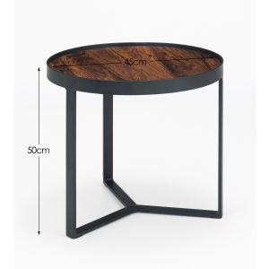 Loft Lamp Table - Walnut