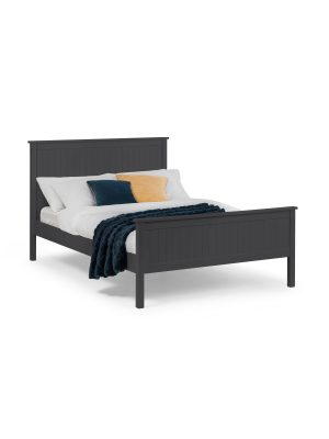 Maine 150cm King Bed - Anthracite