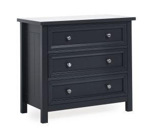 Maine 3 Drawer Wide Chest - Anthracite