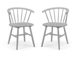 Set Of 2 Modena Dining Chairs - Grey