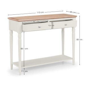 Provence 2 Drawer Console Table