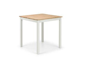 Coxmoor 75cm Square Dining Table - Ivory & Oak