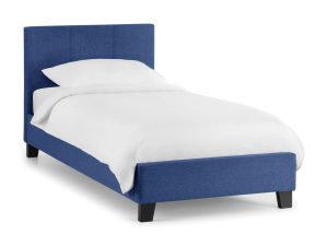 Rialto 90cm Single Bed  Dark Blue