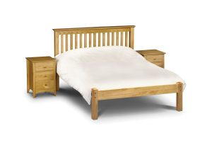 Barcelona Pine Low Footend 135cm Double Bed