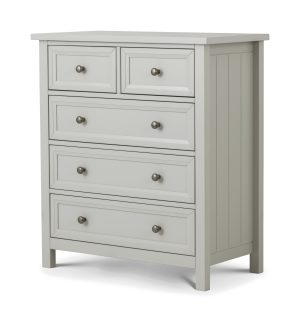 Maine 3 + 2 Drawer Chest - Dove Grey