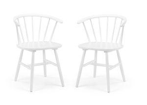 Set Of 2 Modena Dining Chairs - White