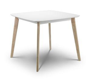 Casa Square Dining Table White/Oak