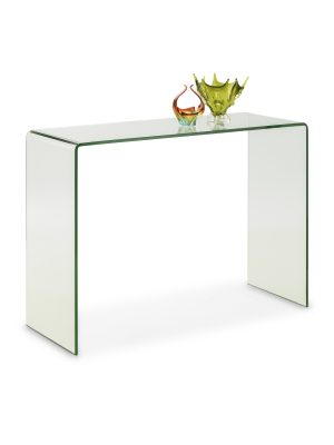 Amalfi Bent Glass Console Table