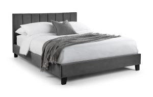 Rosa 150cm King Bed  Grey