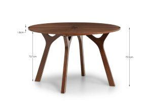 Huxley Round Table and 4 Huxley Chairs