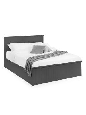 Maine Ottoman Storage 150cm King Bed - Anthracite
