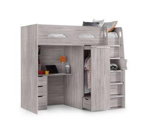 Pegasus Highsleeper Grey Oak