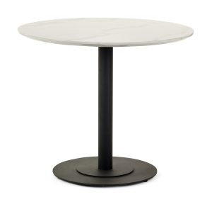 Luca 80cm Round Dining Table White