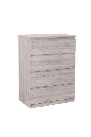 Jupiter 4 Drawer Chest- Grey Oak
