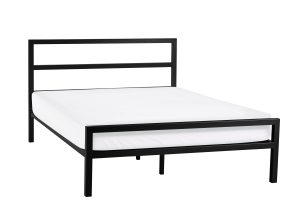 Soto Metal Bed 120Cm - Satin Black