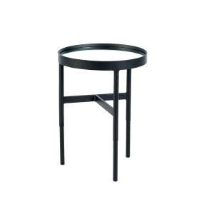 Franki Mirror Glass Lamp Table