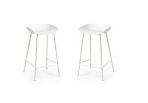Set Of 2 Renzo Bar Stool White