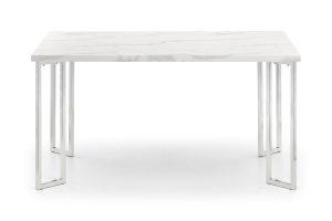 Positano Marble & Chrome Dining Table