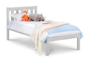 Luna 90cm Single Bed - Dove Grey