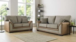 AUCKLAND Fabric 3 Seater Sofa 2 Seater Armchair Combinations