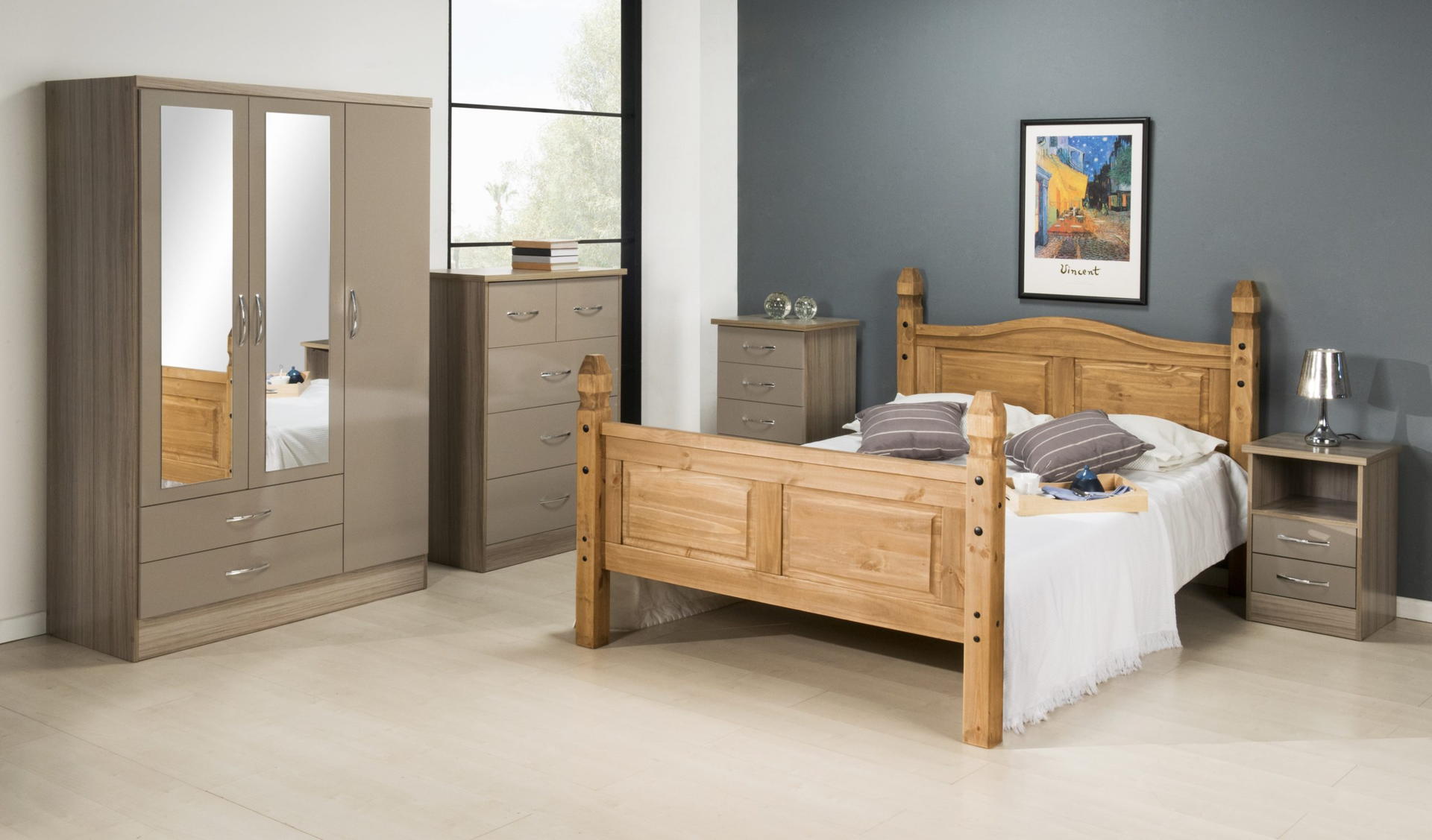 Nevada 5 Drawer Narrow Chest - Image 8