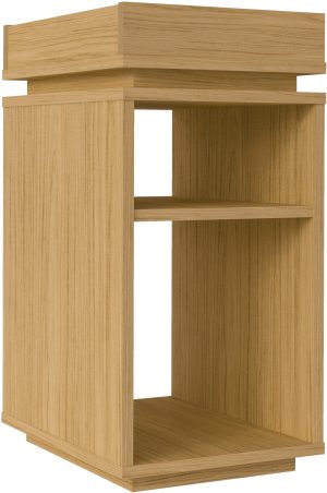 NAPLES STORAGE SIDE TABLE OAK EFFECT 300 302 044 5
