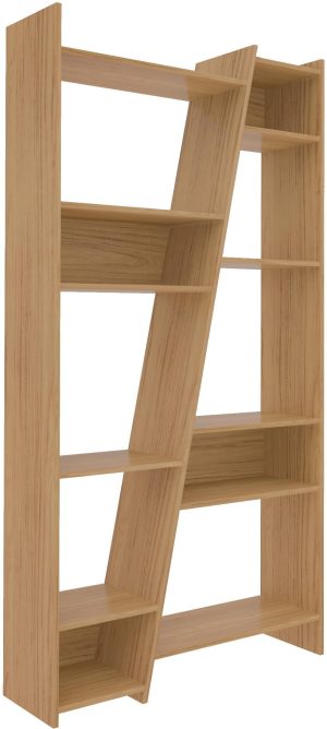 NAPLES TALL BOOKCASE OAK EFFECT 300 306 042 7