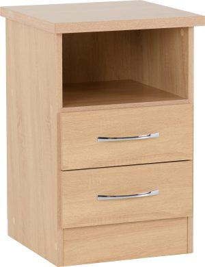 NEVADA 2 DRAWER BEDSIDE SONOMA OAK EFFECT 2020 100 103 063 01 scaled 1