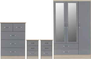 NEVADA 3 DOOR 2 DRAWER WARDROBE