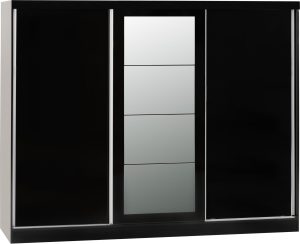 NEVADA 3 DOOR SLIDING WARDROBE BLACK GLOSS 2023 100 101 179 01 1 scaled 1