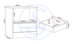 Nevada Sliding Door Bedside