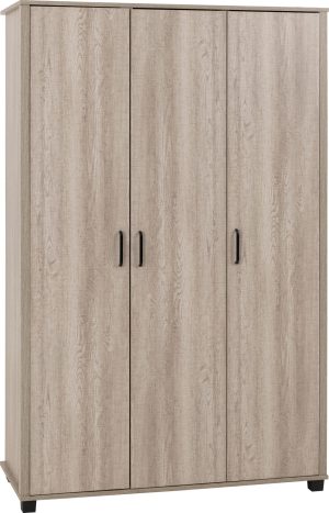 OLIVER 3 DOOR WARDROBE LIGHT OAK EFFECT 2023 100 101 206 01 scaled 1